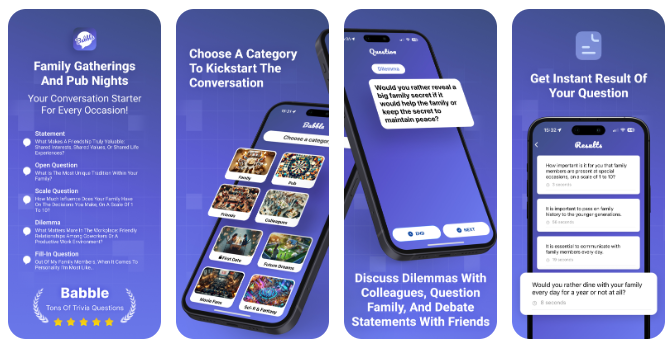 Babble App Screenshots