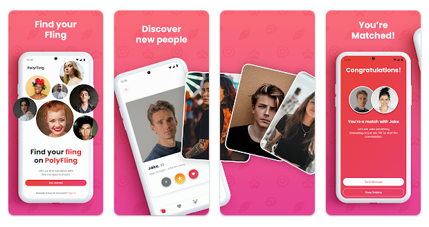 PolyFling App Screenshots